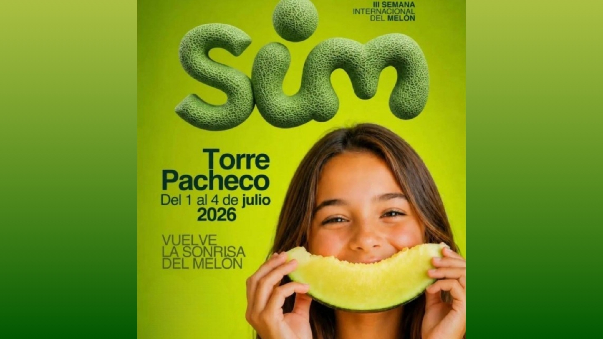 Chefs, degustaciones y mucho mel�n: as� ser� la pr�xima SIM de Torre Pacheco