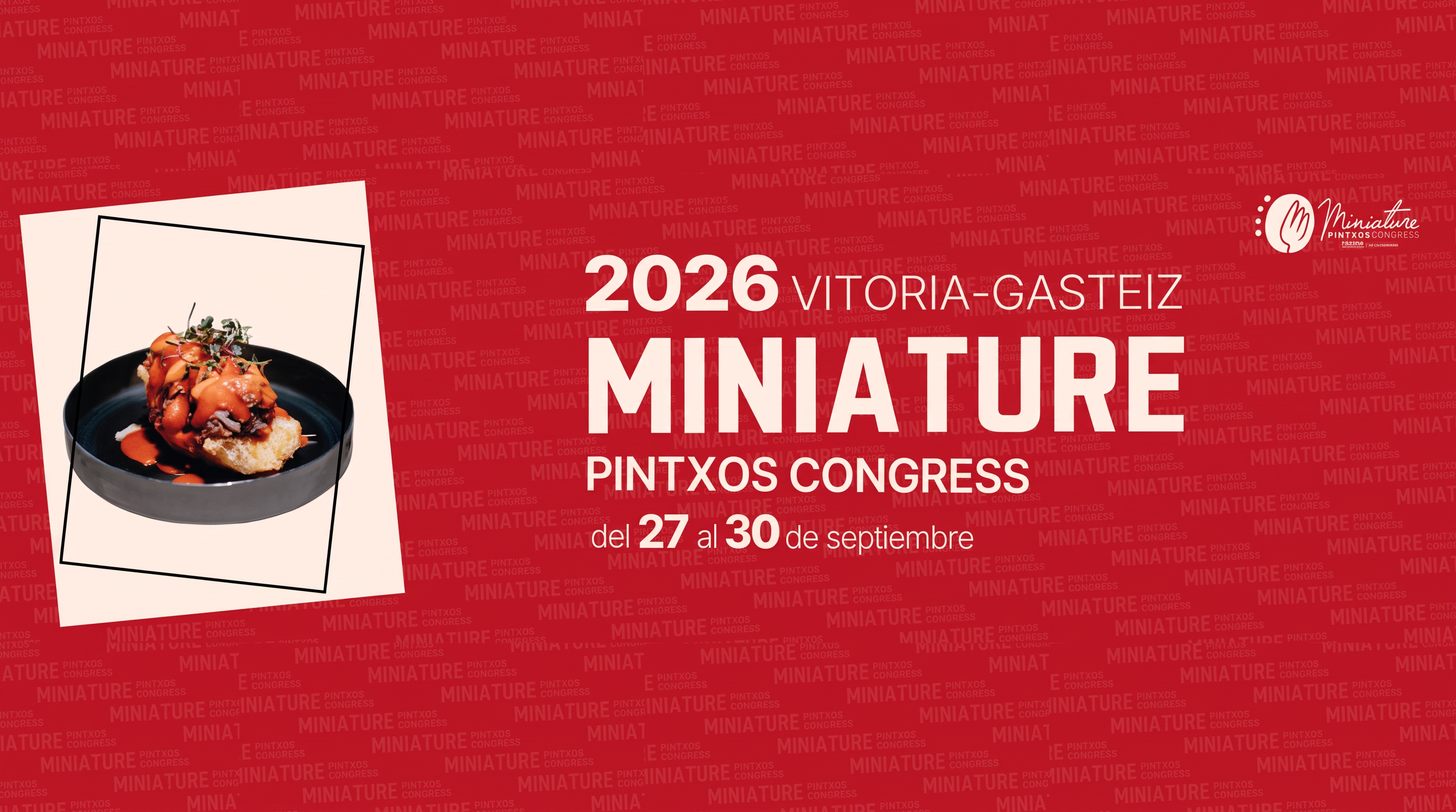Luis Ortiz lleva la cocina de la Regi�n de Murcia al Miniature Pintxos Congress de Vitoria-Gasteiz